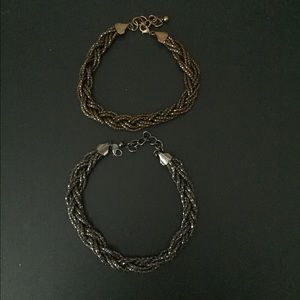 Express braided necklaces