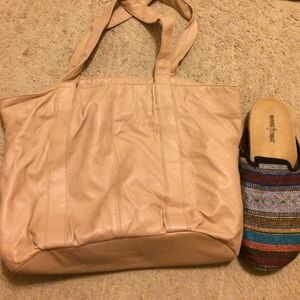 FREE WITH ANY Buy- Pastel pink bucket shoulder bag