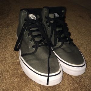 Grey High Top Vans