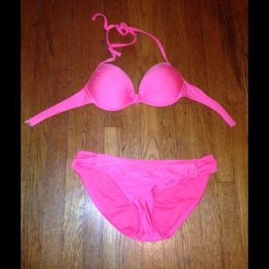 Pink swim suit