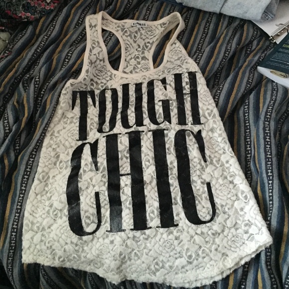 NEVER WORN Sheer Tank Top