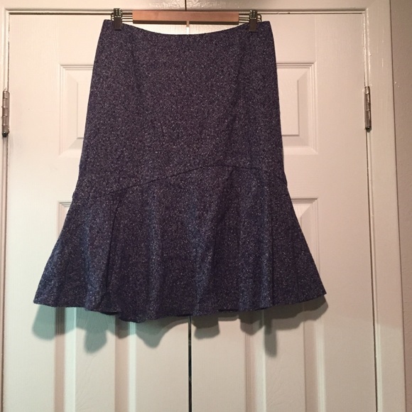 Purple / blue tweed Ann Taylor skirt