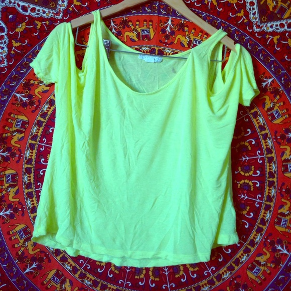 Neon yellow top