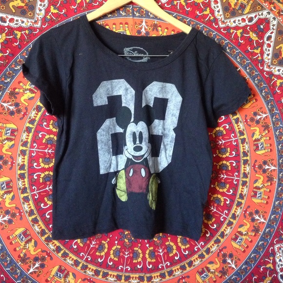 Mickey mouse crop top