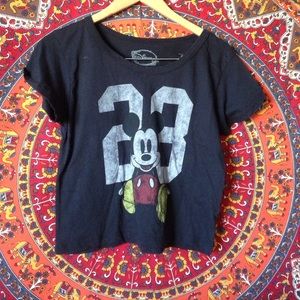 Mickey mouse crop top