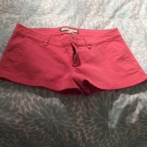 A&F pink shorts