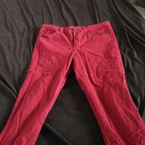 Red pants
