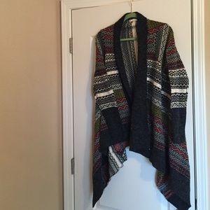 Aztec print Sweater Cardigan