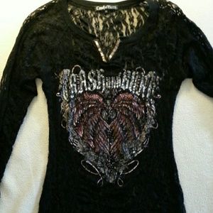 Crash and Burn lace top