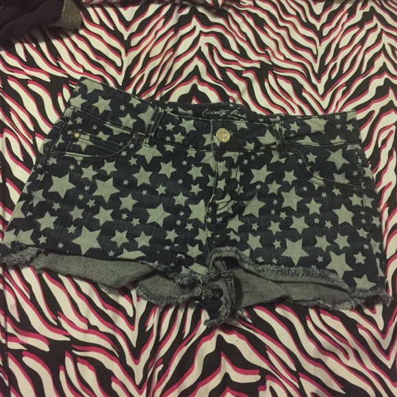 Star shorts denim