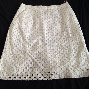 White skirt