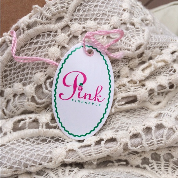 white cotton strappy sundress by PINK PINEAPPLE - Picture 4 of 4