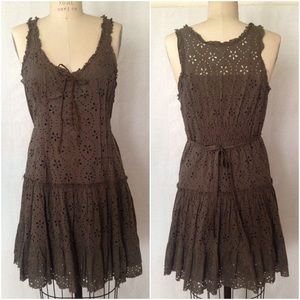 Free People eyelette dress. Size 6.