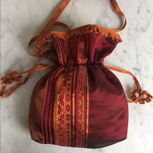 Sunset Silk Satchel Purse