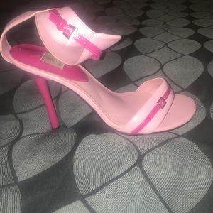 Pink heels