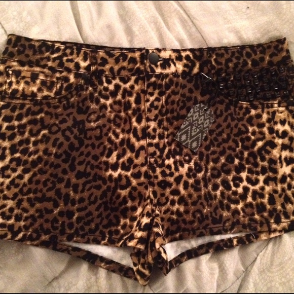 New cheetah shorts