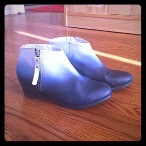 Miista ombré leather boots in blue