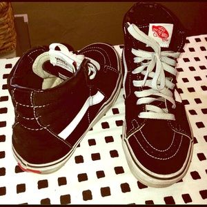 RESERVED***VANS- Sk8 HI Slim (high top)