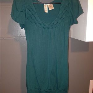 Simple Green Dress