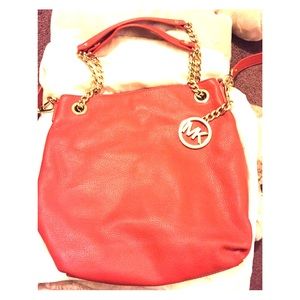 Michael Kors shoulder tote.