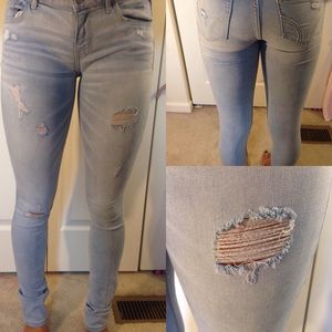 Light wash hollister jeans