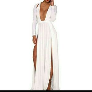 🔥🔥🔥 Hott..... White club dress 🔥🔥🔥