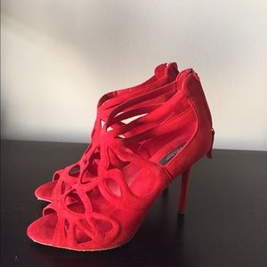 Red 4inch Zara Heels