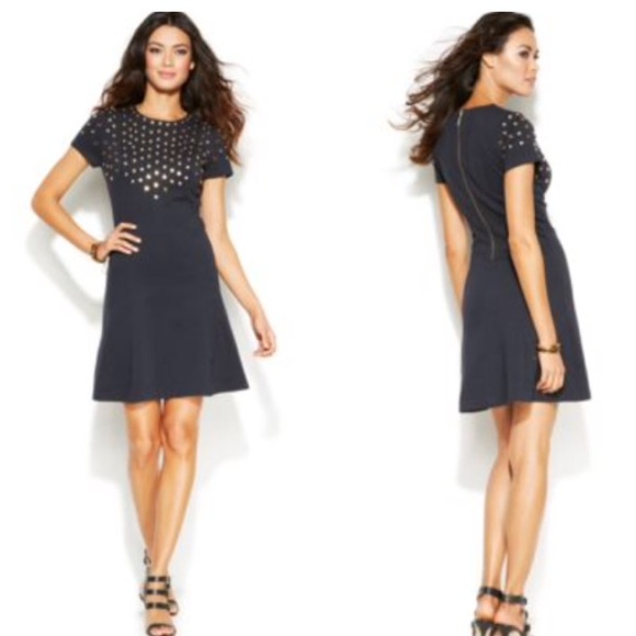 Michael Kors Studded Bodice Dress