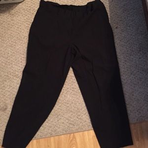 Black pull on pant