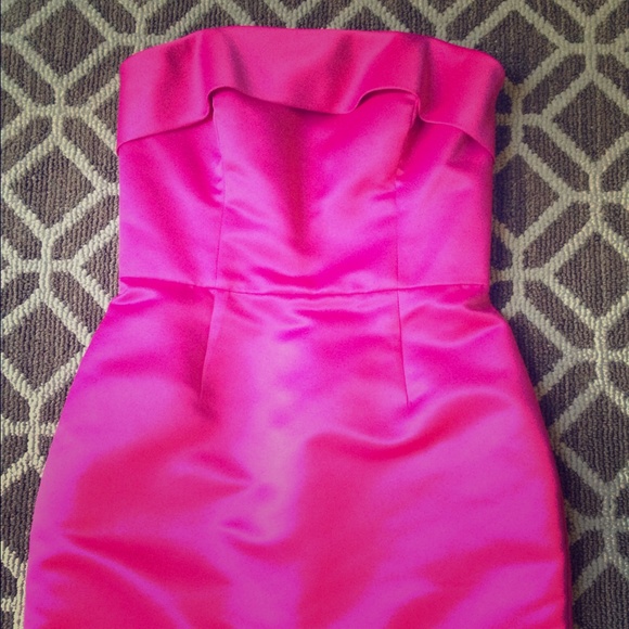 Original Betsy Johnson Pink Strapless Dress