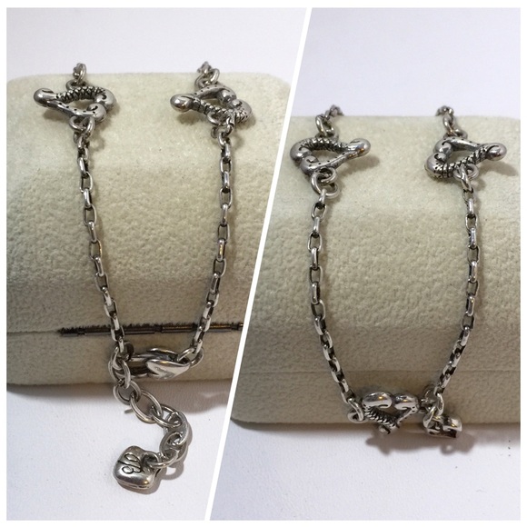 Brighton Jewelry - Brighton Heart Adjustable Anklet Silvertone ❤️