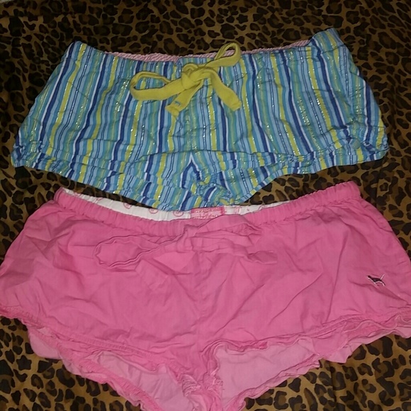 2 VS PINK Sleep Shorts