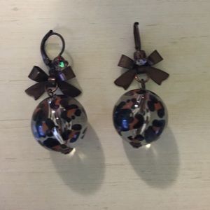 Betsy Johnson Cheetah Earrings