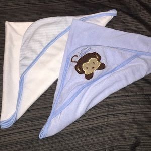 2 Baby Towels 0-12