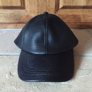 Leather cap