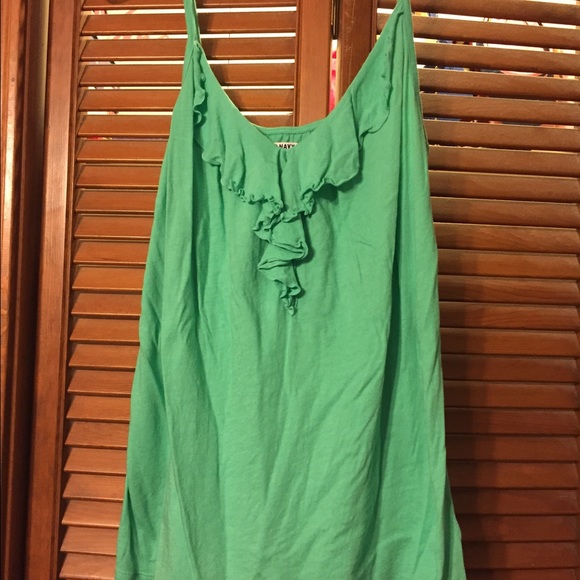 Green tank top
