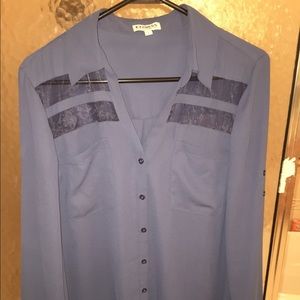 Express Portofino Convertible Sleeve Top