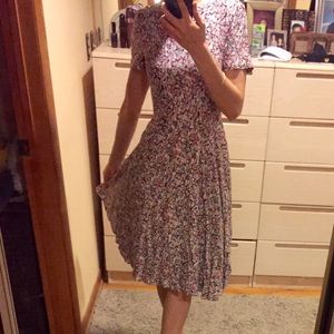 H&M floral midi dress. Size 2