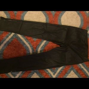 Faux leather leggings