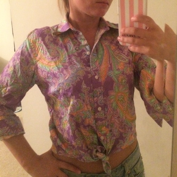 Paisley Ralph Lauren blouse - Picture 1 of 3