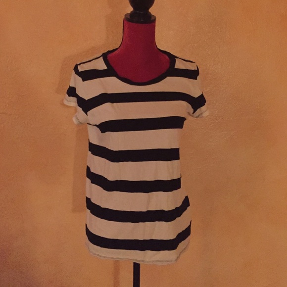 Simple Black and White striped tee from The Gap