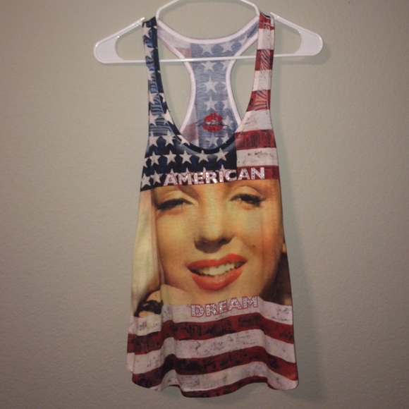 American Dream razorback tank top