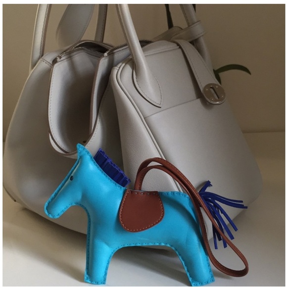 Hermes Rodeo GM Bleu Azteque/Bleu Electrique RARE! - Picture 2 of 4