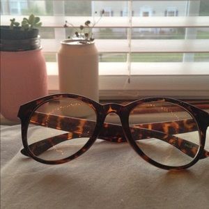Cat eye clear fashion glasses