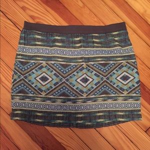 American Eagle Outfitters Zippered Knit Skirt