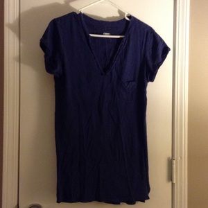 Anthropologie t. la tee in navy blue