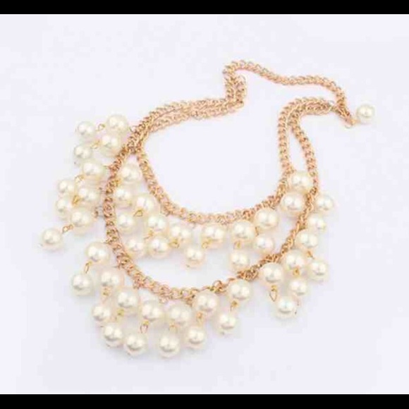 Fancy Faux Pearl Fun Necklace - Picture 3 of 3