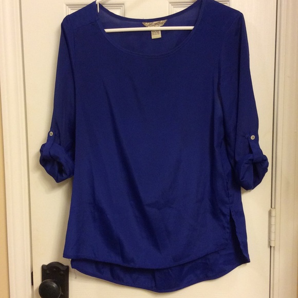 Royal Blue Blouse