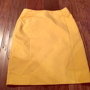 Sun yellow Pencil skirt
