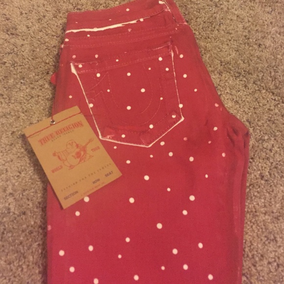 Red True Religion Jean